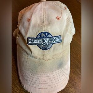 Vintage 1997 Harley-Davidson Café Las Vegas Hat – Distressed Dad Cap, Road-Worn